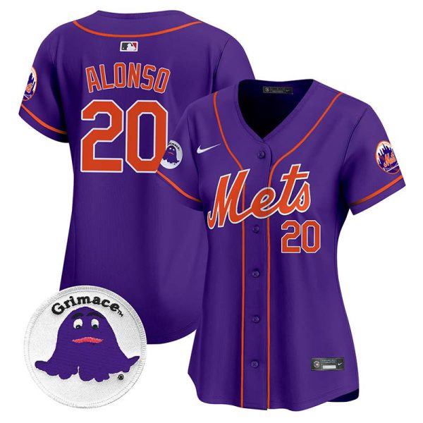 Women's Mets Grimace Vapor Premier Limited Jersey - All Stitched - Image 5