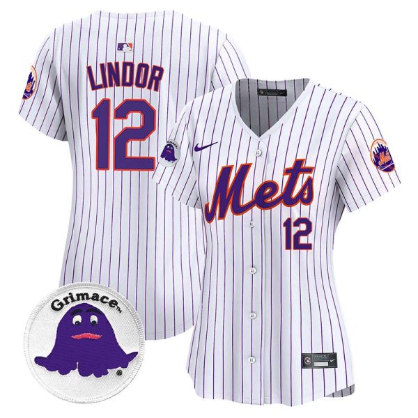 Women's Mets Grimace Vapor Premier Limited Jersey - All Stitched - Image 9