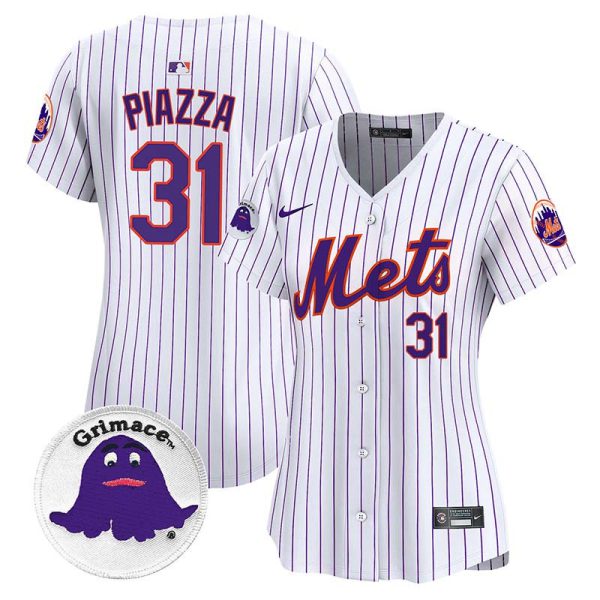 Women's Mets Grimace Vapor Premier Limited Jersey - All Stitched - Image 13