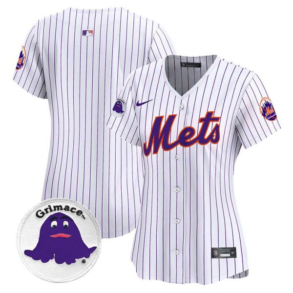 Women's Mets Grimace Vapor Premier Limited Jersey - All Stitched - Image 14