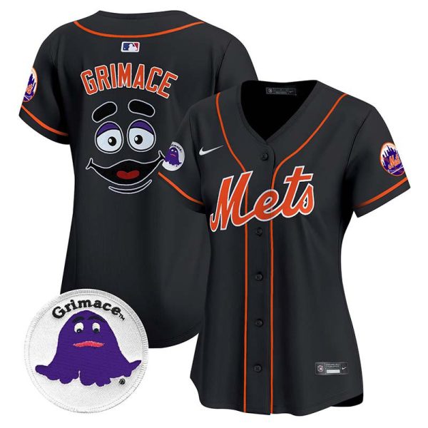 Women's Mets Grimace Vapor Premier Limited Jersey - All Stitched - Image 15