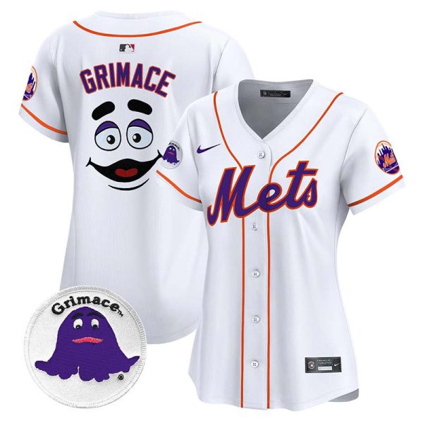 Women's Mets Grimace Vapor Premier Limited Jersey - All Stitched - Image 22