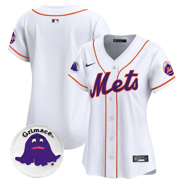 Women's Mets Grimace Vapor Premier Limited Jersey - All Stitched - Image 28