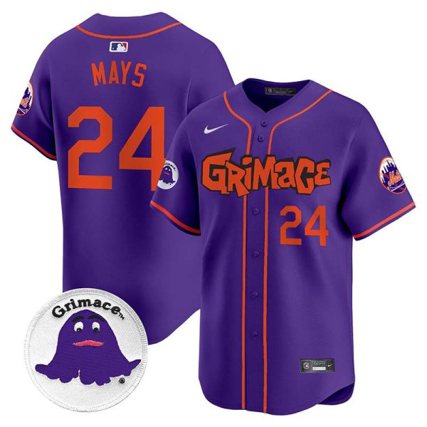Men's Mets Grimace Vapor Premier Limited Jersey V2 - All Stitched - Image 3