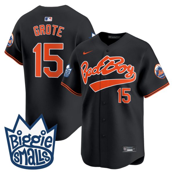 Men's Mets Biggie Smalls Vapor Premier Limited Jersey - All Stitched - Image 24
