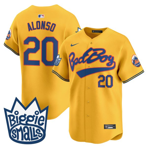 Men's Mets Biggie Smalls Vapor Premier Limited Jersey - All Stitched - Image 43