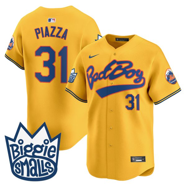 Men's Mets Biggie Smalls Vapor Premier Limited Jersey - All Stitched - Image 44