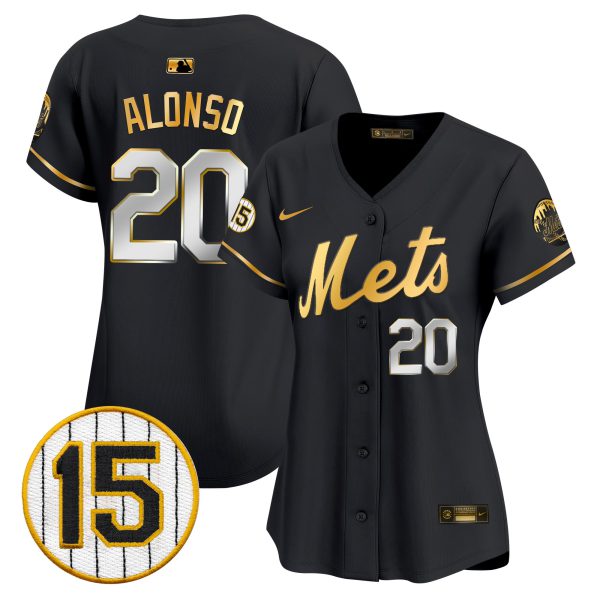 Women's New York Mets Jerry Grote Patch Vapor Premier Limited Jersey - All Stitched - Image 3