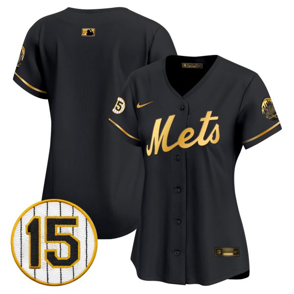 Women's New York Mets Jerry Grote Patch Vapor Premier Limited Jersey - All Stitched - Image 7