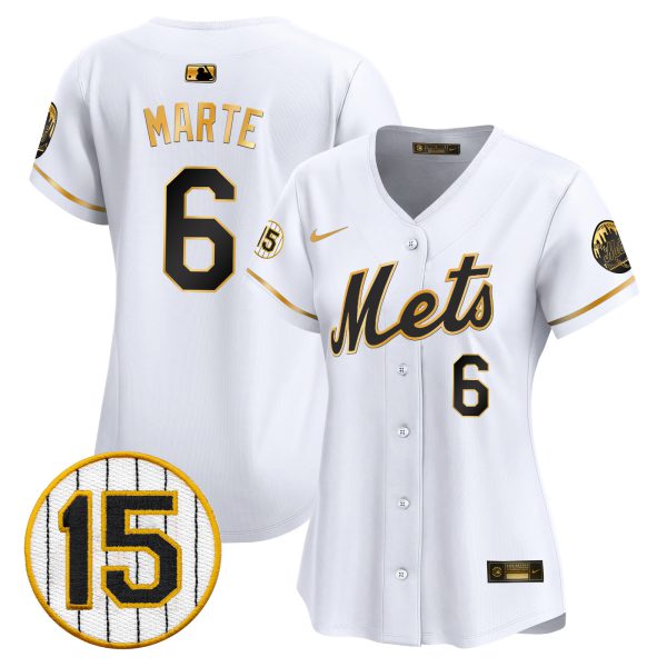 Women's New York Mets Jerry Grote Patch Vapor Premier Limited Jersey - All Stitched - Image 11