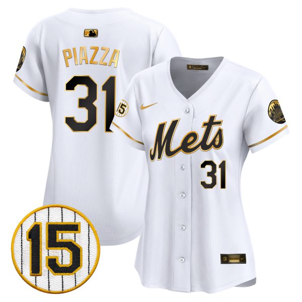 Women's New York Mets Jerry Grote Patch Vapor Premier Limited Jersey - All Stitched - Image 12