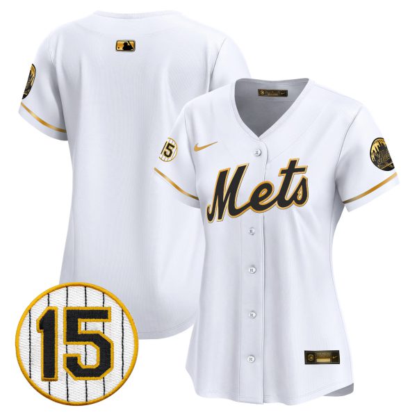 Women's New York Mets Jerry Grote Patch Vapor Premier Limited Jersey - All Stitched - Image 14