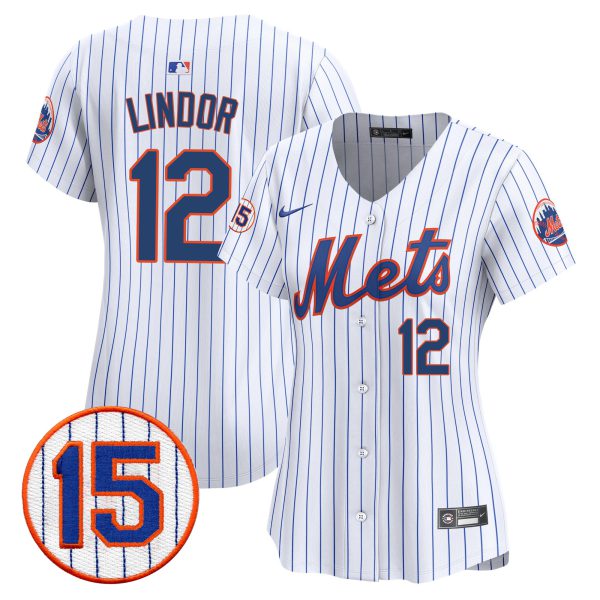 Women's New York Mets Jerry Grote Patch Vapor Premier Limited Jersey - All Stitched - Image 15