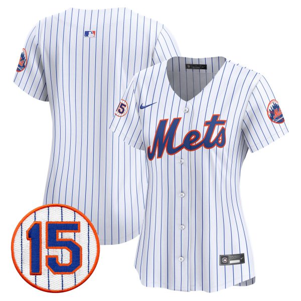 Women's New York Mets Jerry Grote Patch Vapor Premier Limited Jersey - All Stitched - Image 21