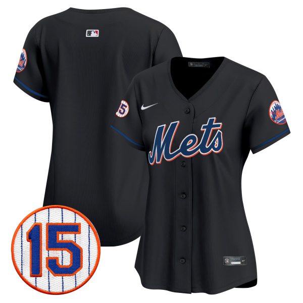 Women's New York Mets Jerry Grote Patch Vapor Premier Limited Jersey - All Stitched - Image 28