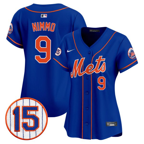 Women's New York Mets Jerry Grote Patch Vapor Premier Limited Jersey - All Stitched - Image 34