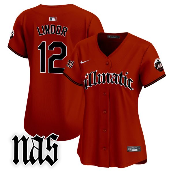 Women's Mets Nas Illmatic Vapor Premier Limited Jersey - All Stitched - Image 9