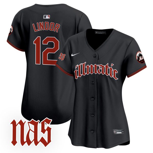 Women's Mets Nas Illmatic Vapor Premier Limited Jersey - All Stitched - Image 16