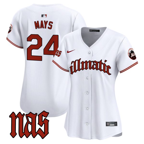Women's Mets Nas Illmatic Vapor Premier Limited Jersey - All Stitched - Image 24