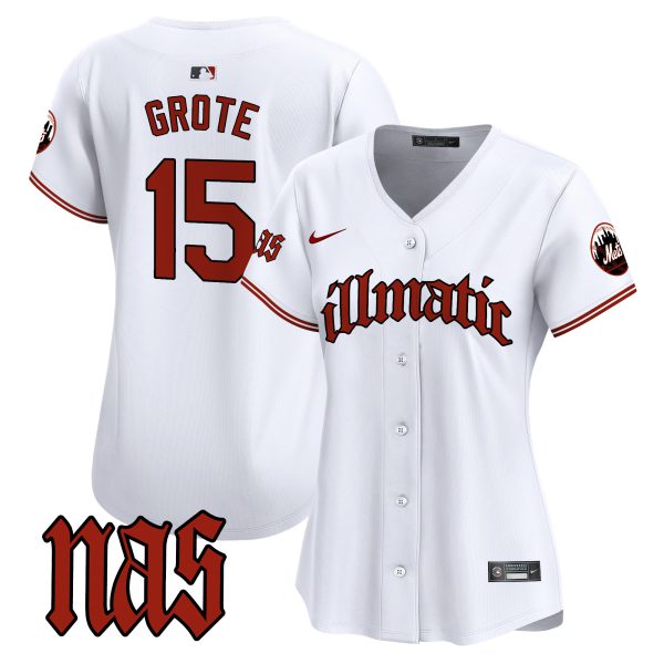 Women's Mets Nas Illmatic Vapor Premier Limited Jersey - All Stitched - Image 25
