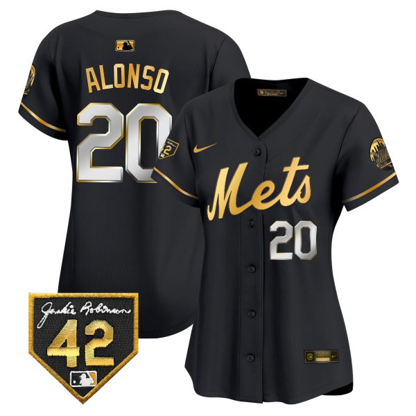 Women's New York Mets 2024 Jackie Robinson Patch Vapor Premier Limited Jersey - All Stitched - Image 2