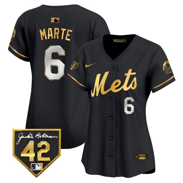 Women's New York Mets 2024 Jackie Robinson Patch Vapor Premier Limited Jersey - All Stitched - Image 3