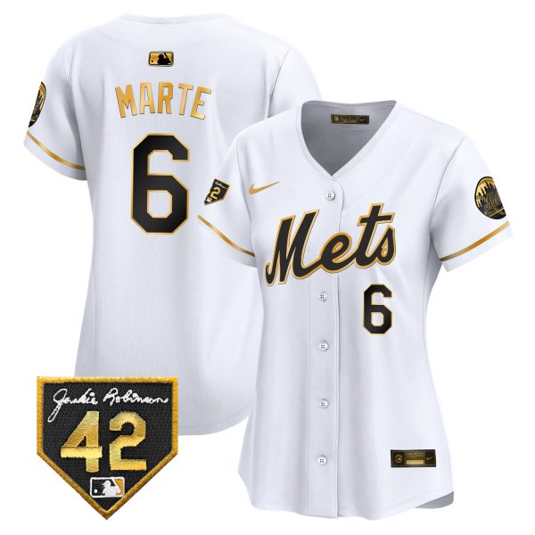 Women's New York Mets 2024 Jackie Robinson Patch Vapor Premier Limited Jersey - All Stitched - Image 9