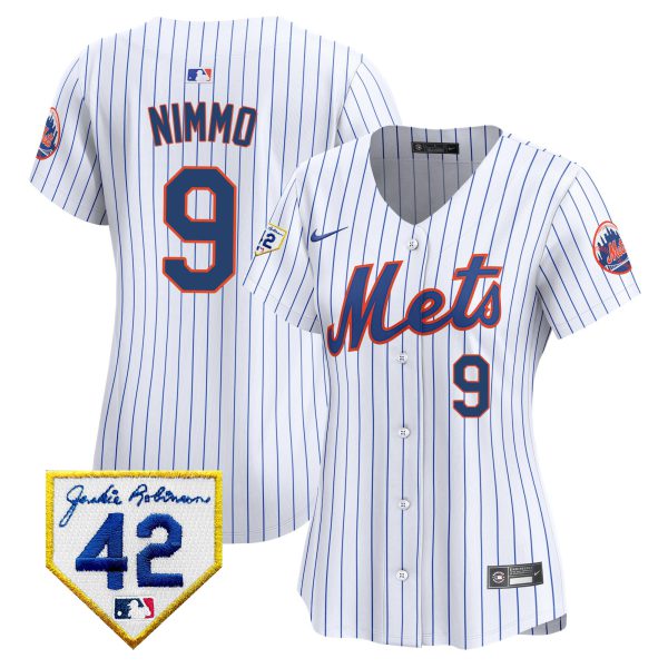 Women's New York Mets 2024 Jackie Robinson Patch Vapor Premier Limited Jersey - All Stitched - Image 17