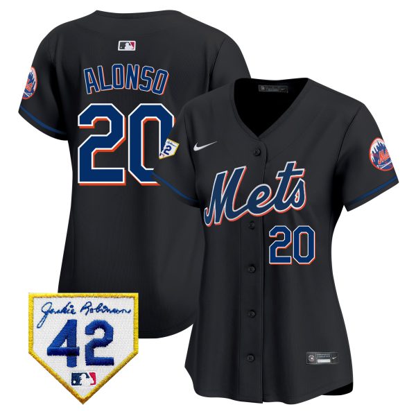 Women's New York Mets 2024 Jackie Robinson Patch Vapor Premier Limited Jersey - All Stitched - Image 20