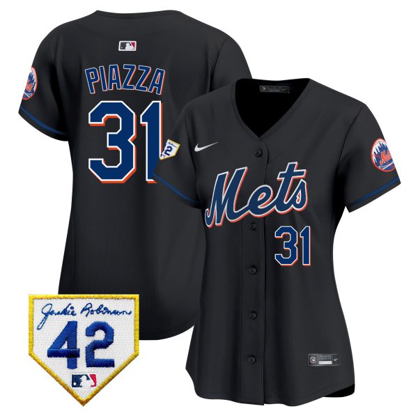 Women's New York Mets 2024 Jackie Robinson Patch Vapor Premier Limited Jersey - All Stitched - Image 22