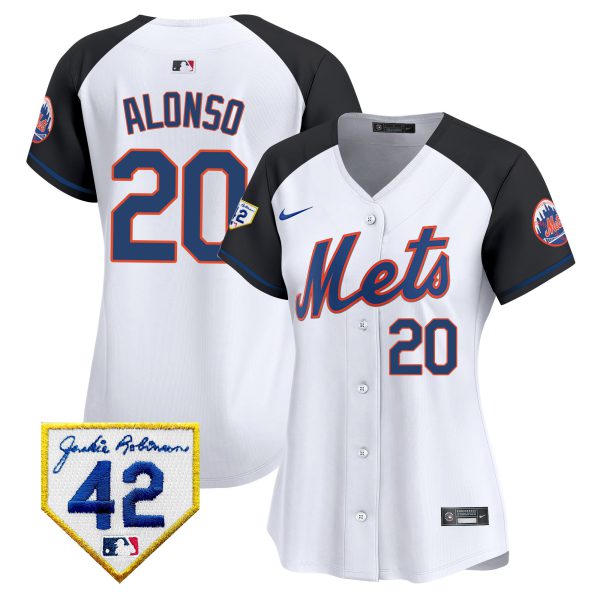 Women's New York Mets 2024 Jackie Robinson Patch Vapor Premier Limited Jersey - All Stitched - Image 32