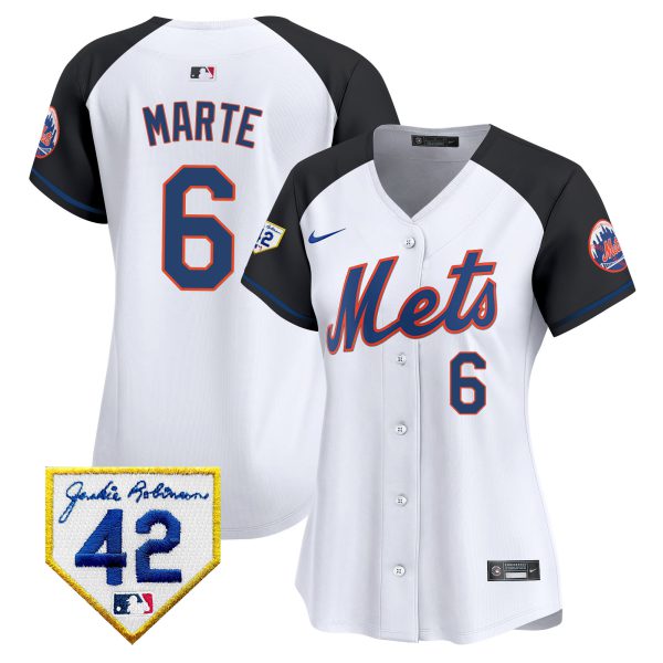 Women's New York Mets 2024 Jackie Robinson Patch Vapor Premier Limited Jersey - All Stitched - Image 33