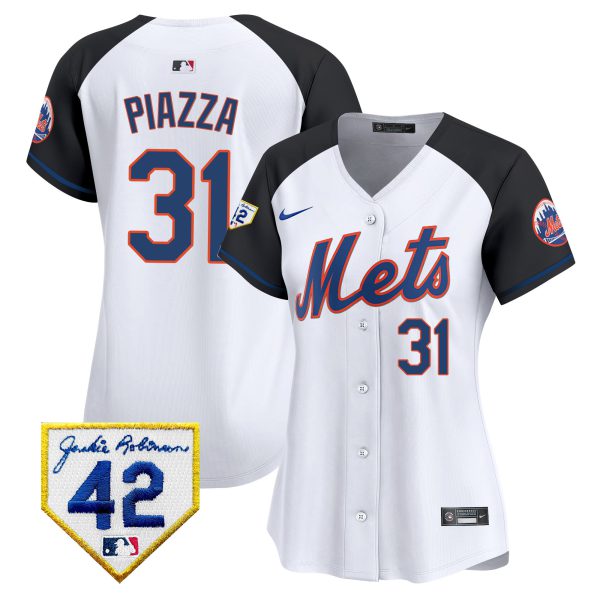 Women's New York Mets 2024 Jackie Robinson Patch Vapor Premier Limited Jersey - All Stitched - Image 34