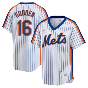 Dwight Gooden New York Mets Throwback White Jersey - All Stitched