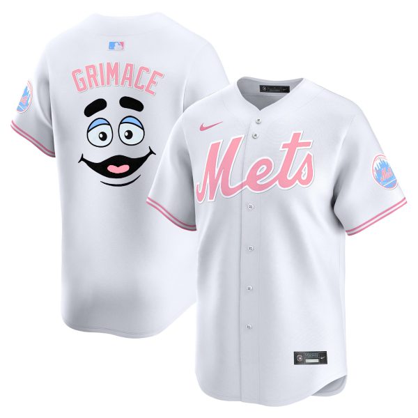 Unisex Mets Bubblegum Pink Vapor Premier Limited Jersey - All Stitched - Image 2