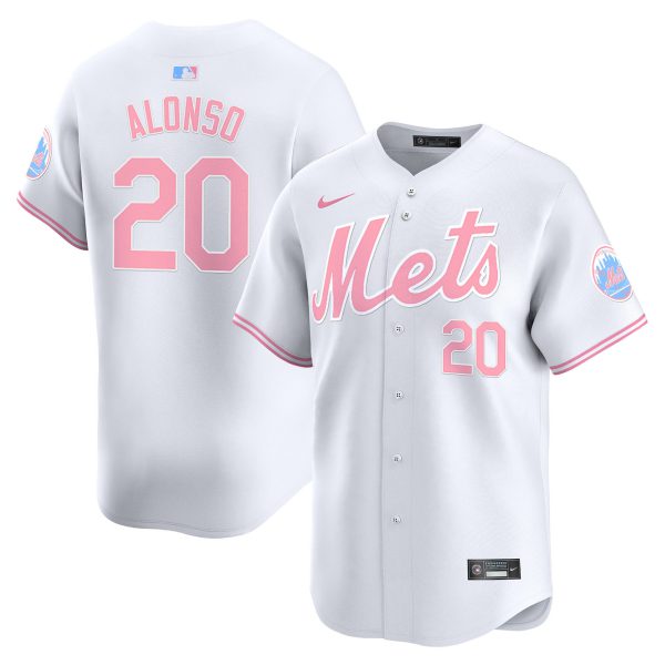 Unisex Mets Bubblegum Pink Vapor Premier Limited Jersey - All Stitched - Image 5