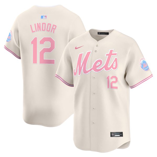 Unisex Mets Bubblegum Pink Vapor Premier Limited Jersey - All Stitched - Image 9