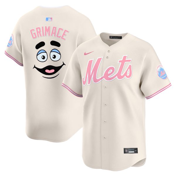 Unisex Mets Bubblegum Pink Vapor Premier Limited Jersey - All Stitched - Image 10