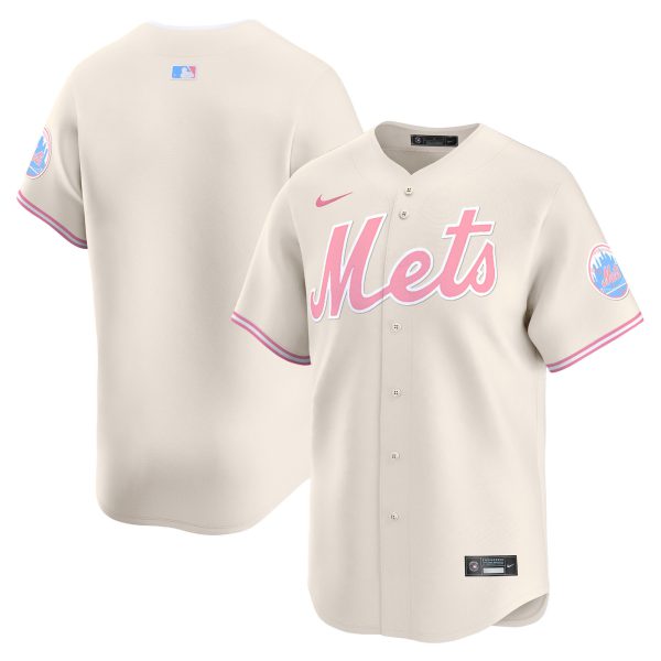 Unisex Mets Bubblegum Pink Vapor Premier Limited Jersey - All Stitched - Image 16