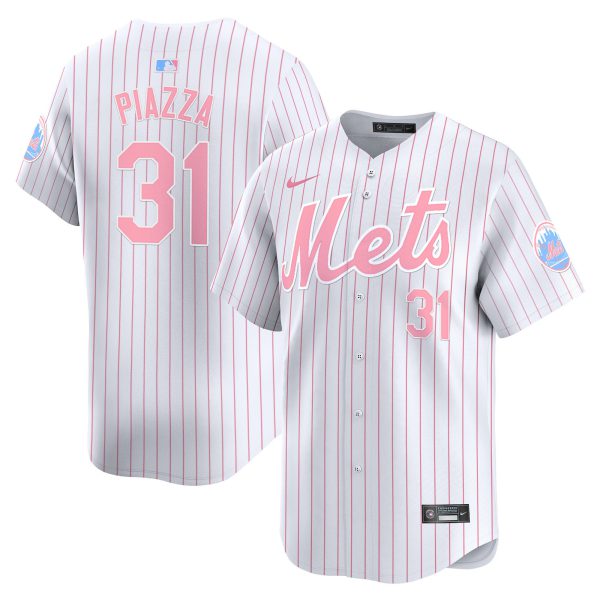 Unisex Mets Bubblegum Pink Vapor Premier Limited Jersey - All Stitched - Image 30