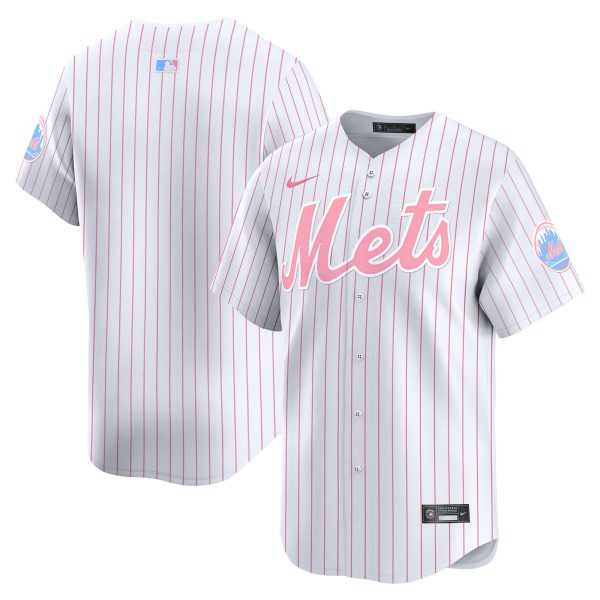 Unisex Mets Bubblegum Pink Vapor Premier Limited Jersey - All Stitched - Image 32