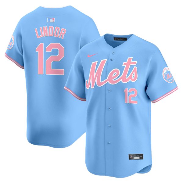 Unisex Mets Bubblegum Pink Vapor Premier Limited Jersey - All Stitched - Image 33
