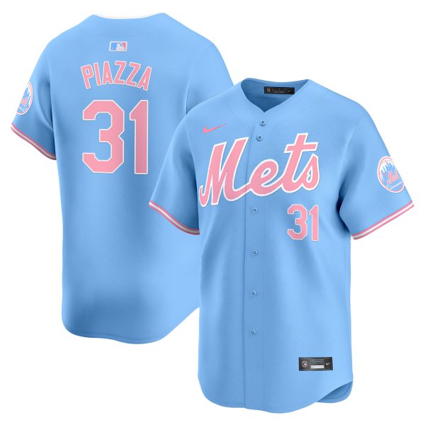 Unisex Mets Bubblegum Pink Vapor Premier Limited Jersey - All Stitched - Image 38