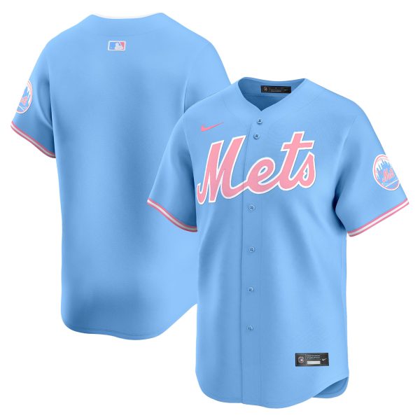 Unisex Mets Bubblegum Pink Vapor Premier Limited Jersey - All Stitched - Image 40