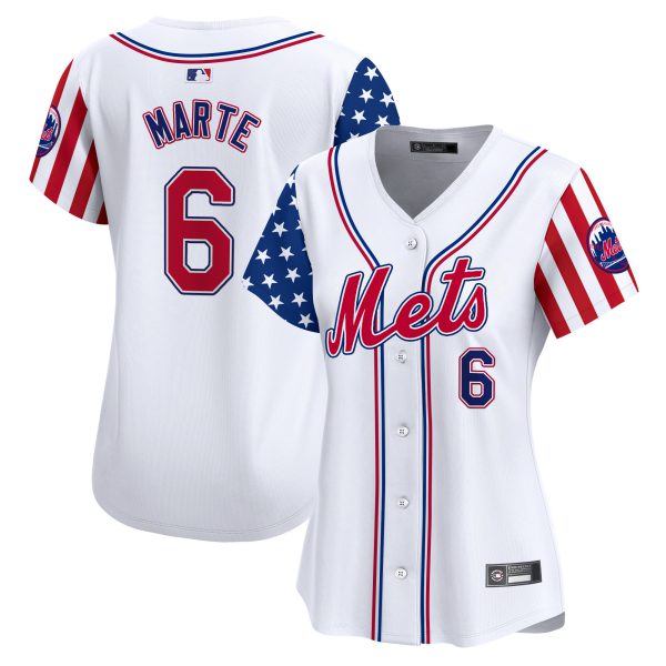 Women's New York Mets 2025 Independence Day Vapor Premier Limited Jersey - Image 4