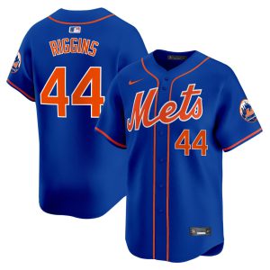 Riggins #44 New York Mets Royal Jersey - All Stitched