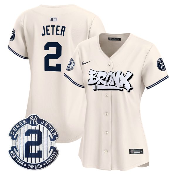 Women's New York Yankees The Bronx Graffiti Vapor Premier Limited Jersey V3 - All Stitched - Image 4