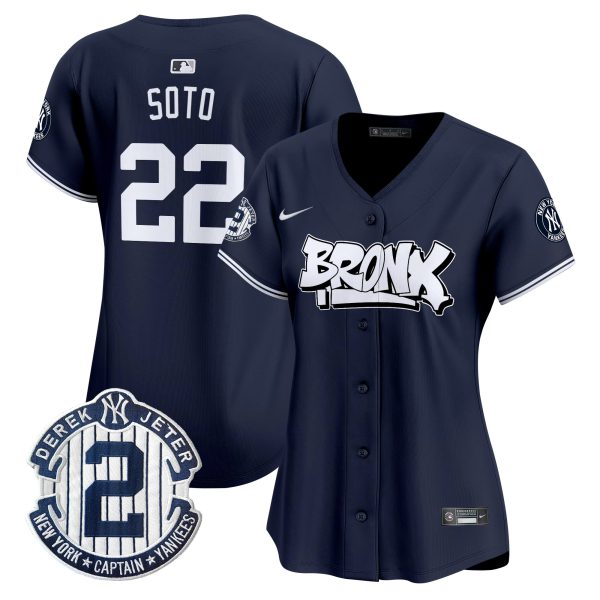 Women's New York Yankees The Bronx Graffiti Vapor Premier Limited Jersey V3 - All Stitched - Image 22
