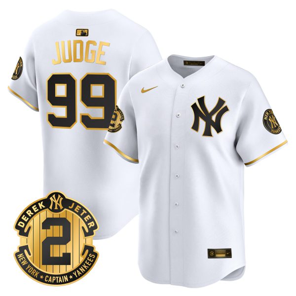 Men's Yankees Derek Jeter Patch Vapor Premier Limited Jersey - All Stitched - Image 10