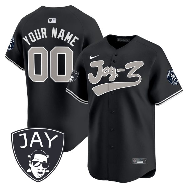 Yankees Jay-Z Vapor Premier Limited Custom Jersey V2 - All Stitched - Image 2